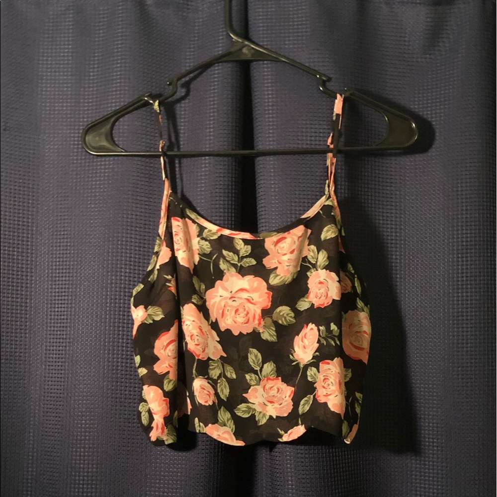 Floral crop top